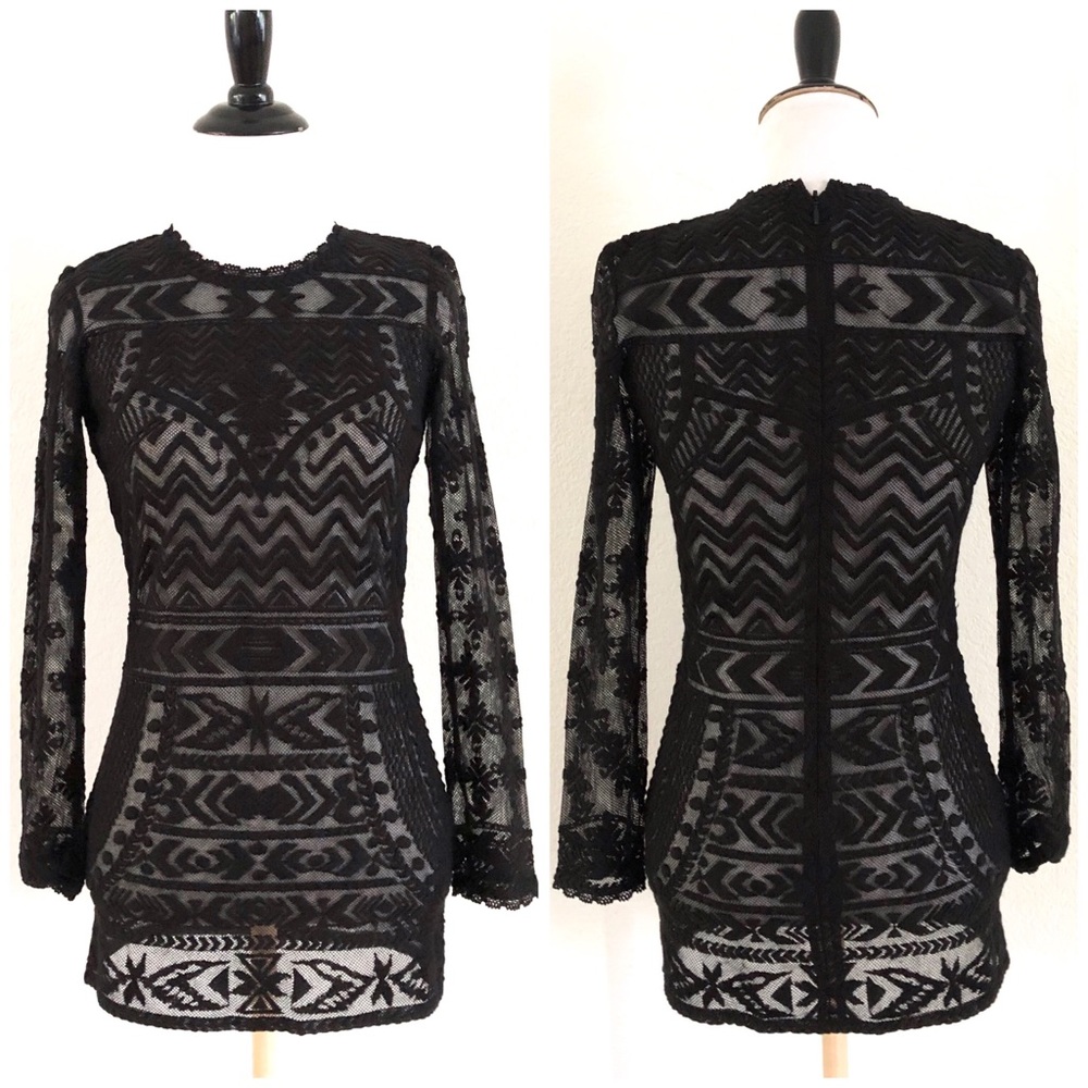 Isabel Marant Pour H&M Black Lace Embroidered Top - Picture 6 of 8